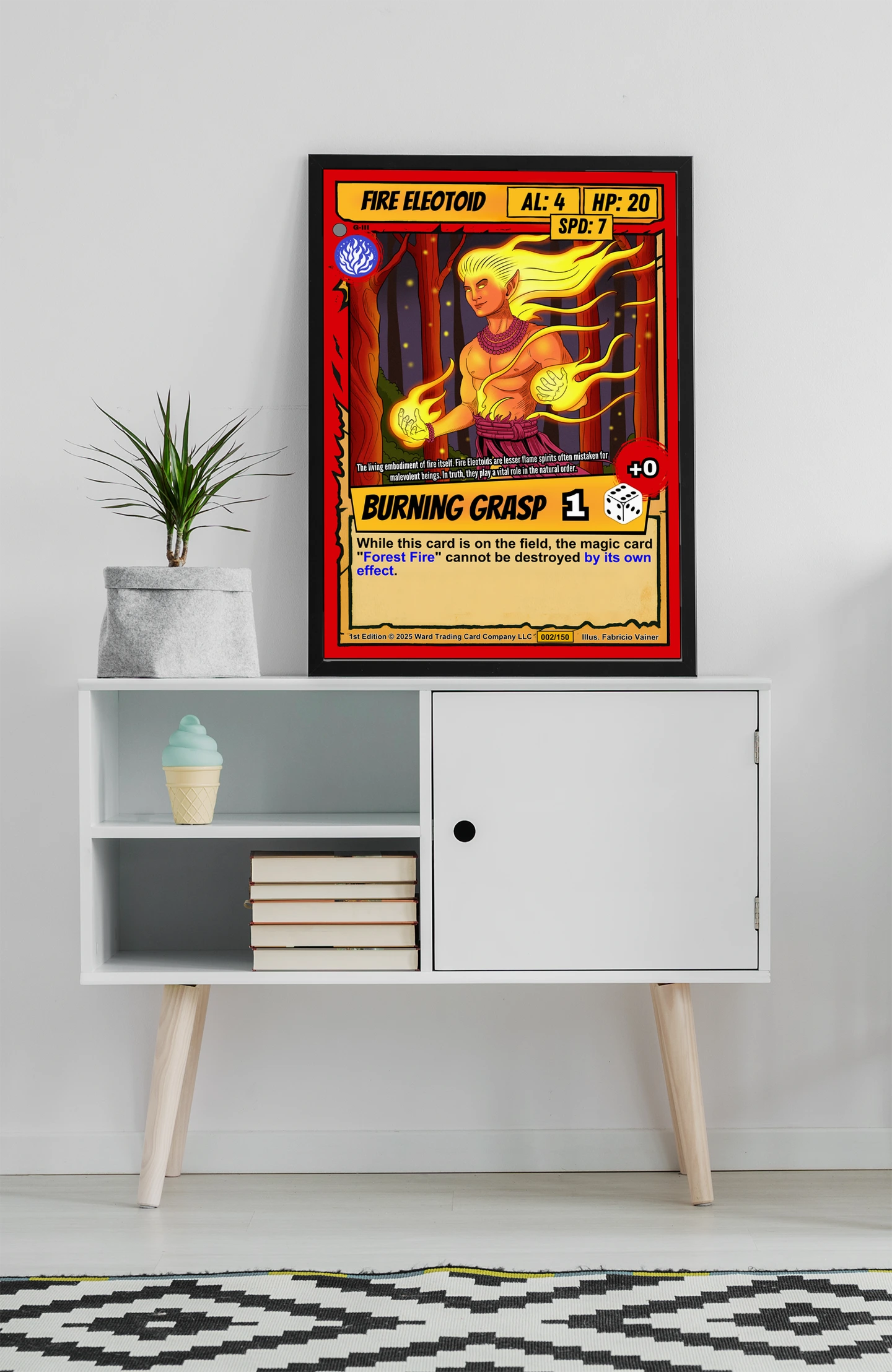 Fire Eleotoid Gallery Archival Print from Ward TCG - Image 4