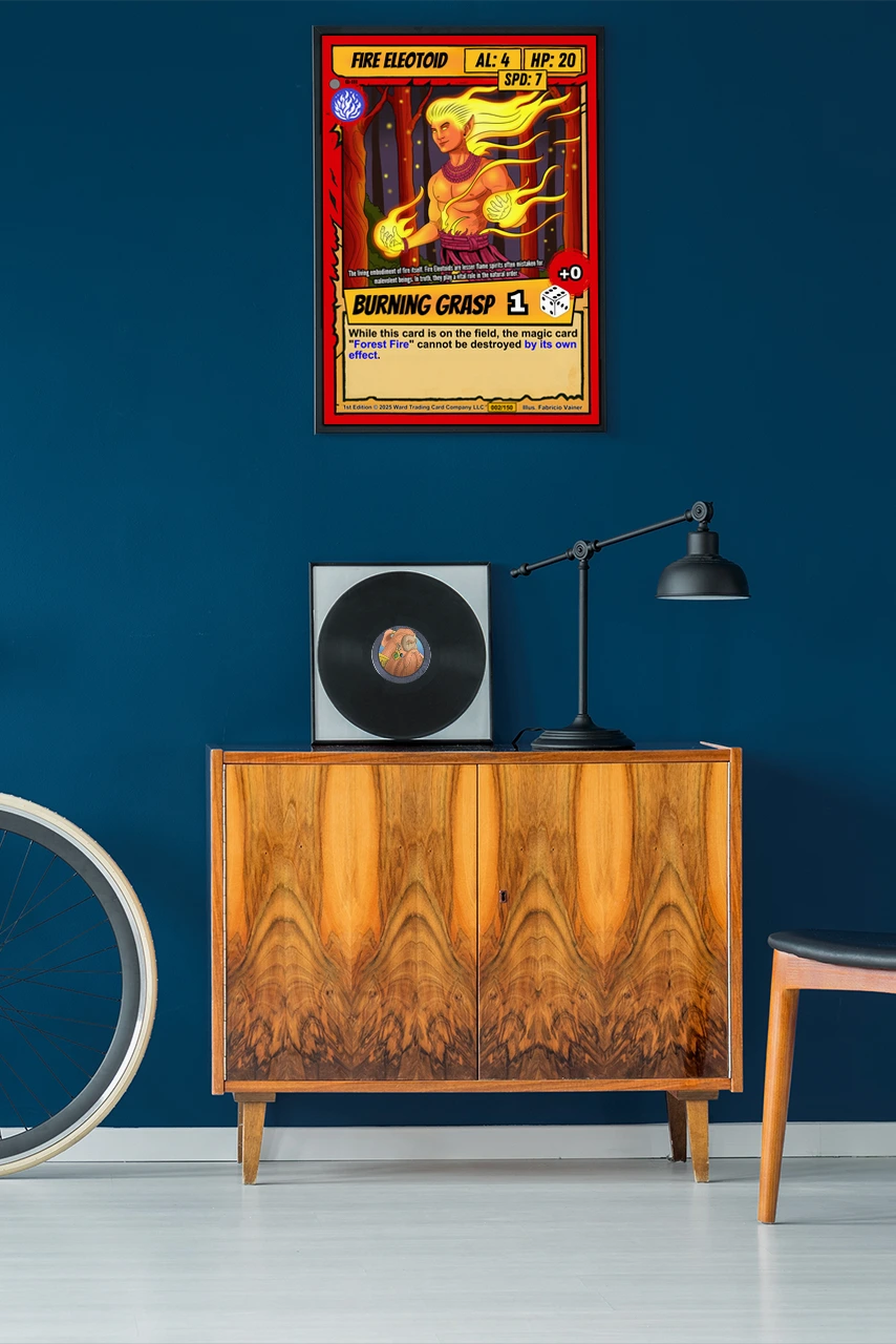 Fire Eleotoid Gallery Archival Print from Ward TCG - Image 5