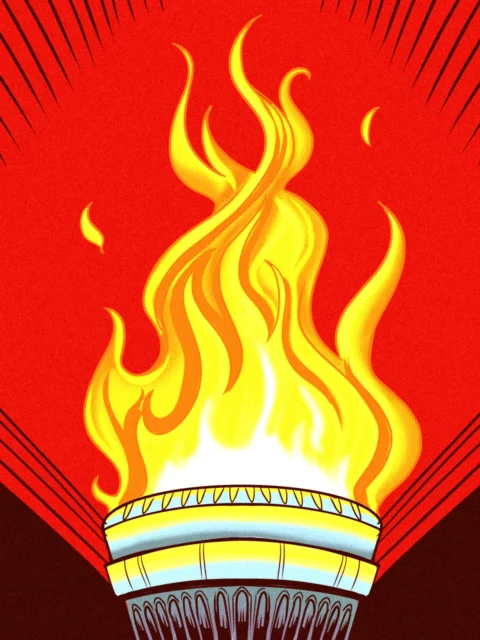 Alternative view of Flame Of The Infinite Art Fine Art Canvas from Ward TCG