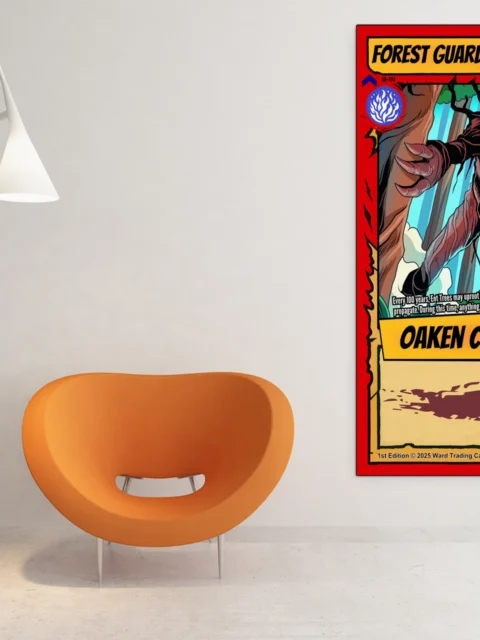 Forest Guardian Fantasy Canvas Artwork from Ward TCG