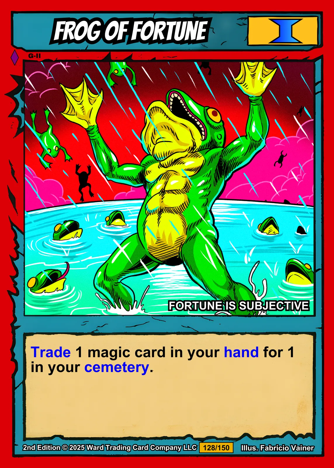 Frog Of Fortune Gallery Archival Print from Ward TCG - Image 2