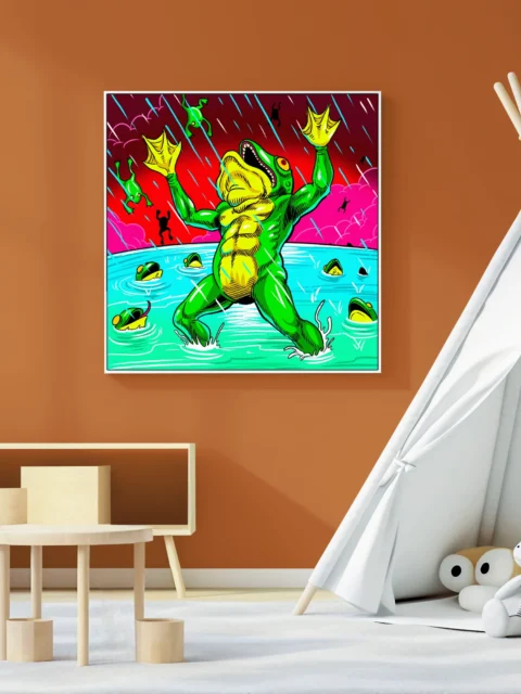 Frog Of Fortune Art Fantasy Art Print from Ward TCG