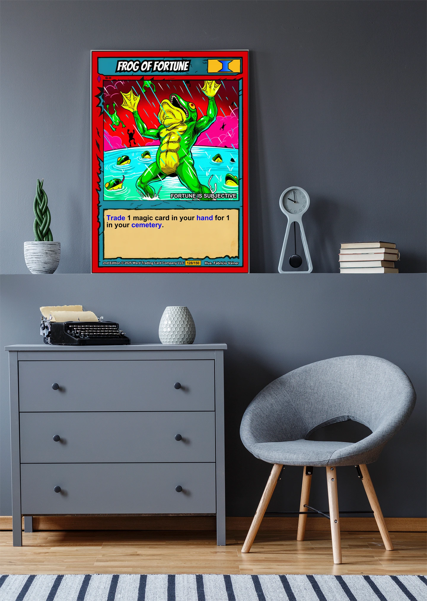 Frog Of Fortune Gallery Archival Print from Ward TCG - Image 3