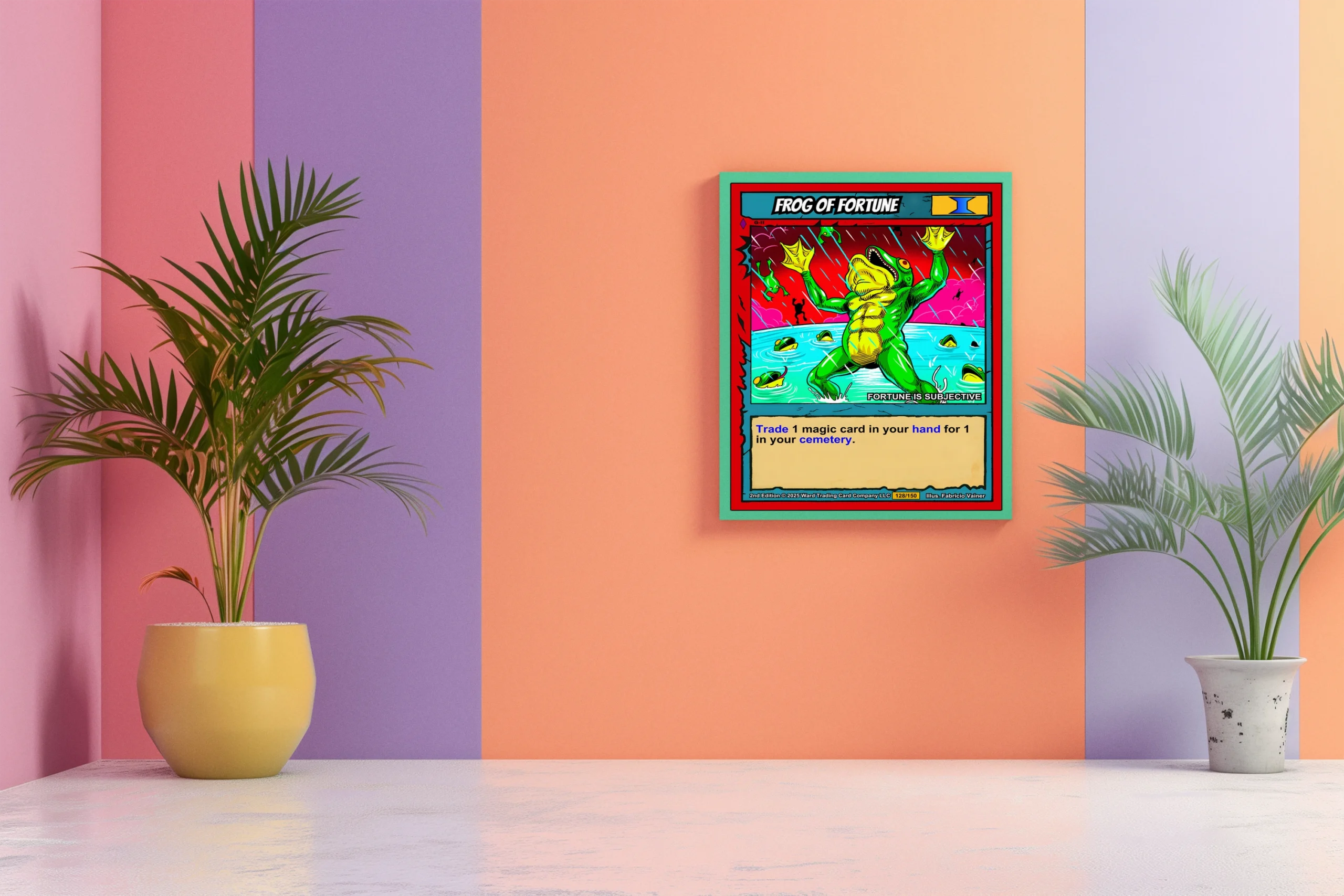 Frog Of Fortune Gallery Archival Print from Ward TCG - Image 5