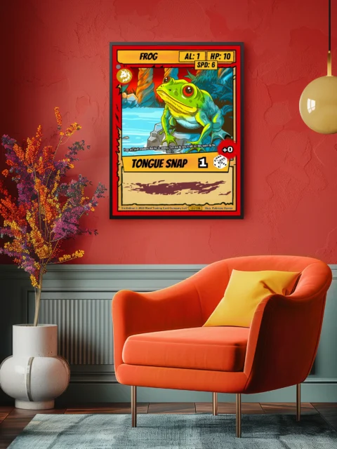 Frog Canvas Print from Ward TCG