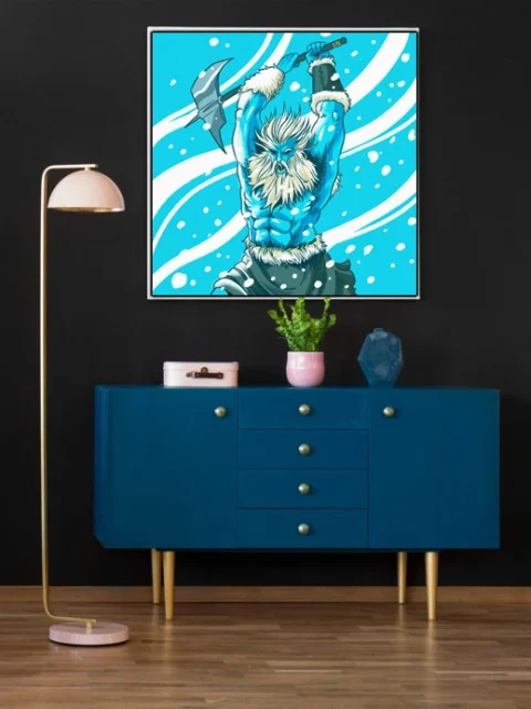 Frost Giant Art Gallery Canvas Print from Ward TCG