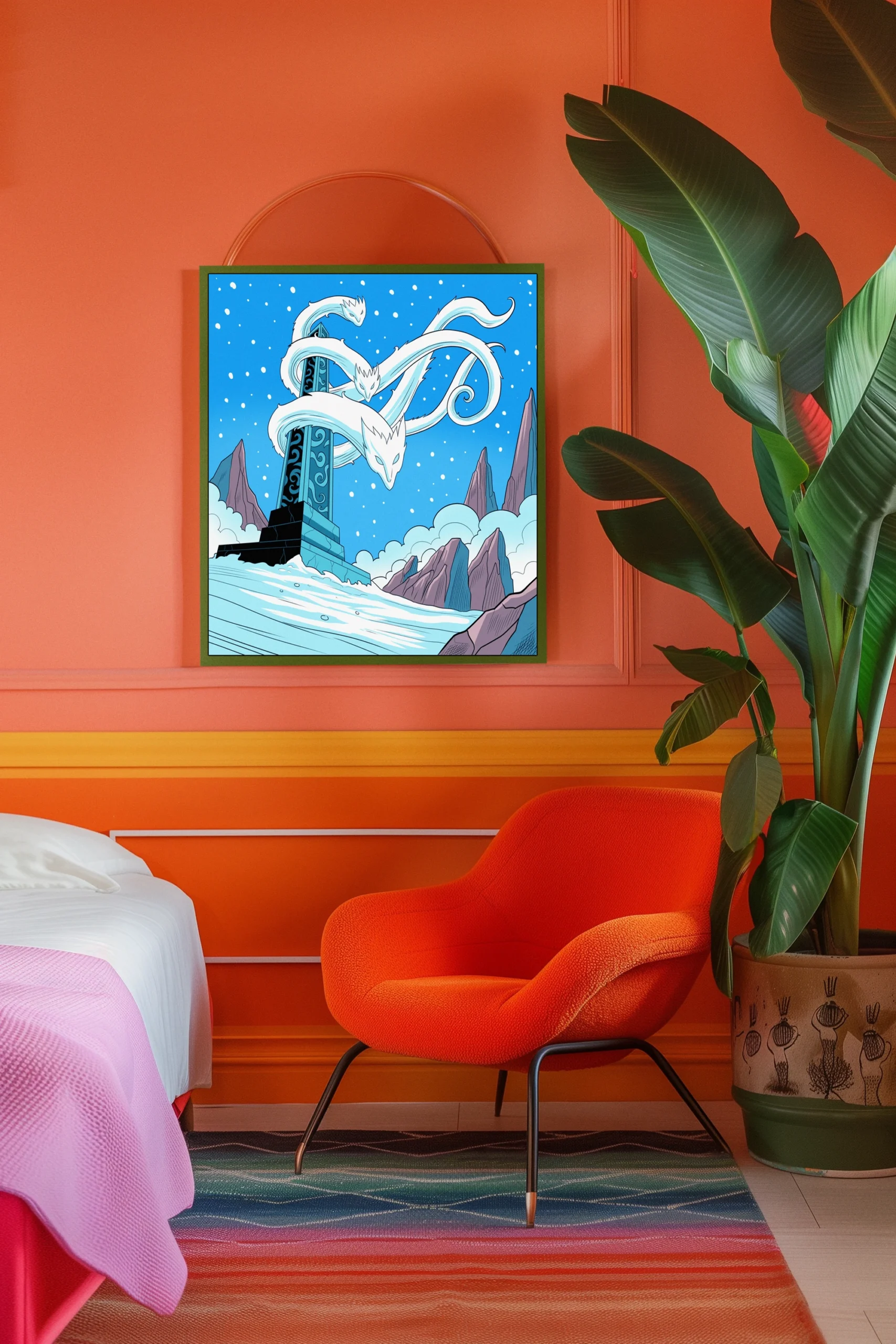 Frost Wyrms Art Fantasy Art Print from Ward TCG - Image 5