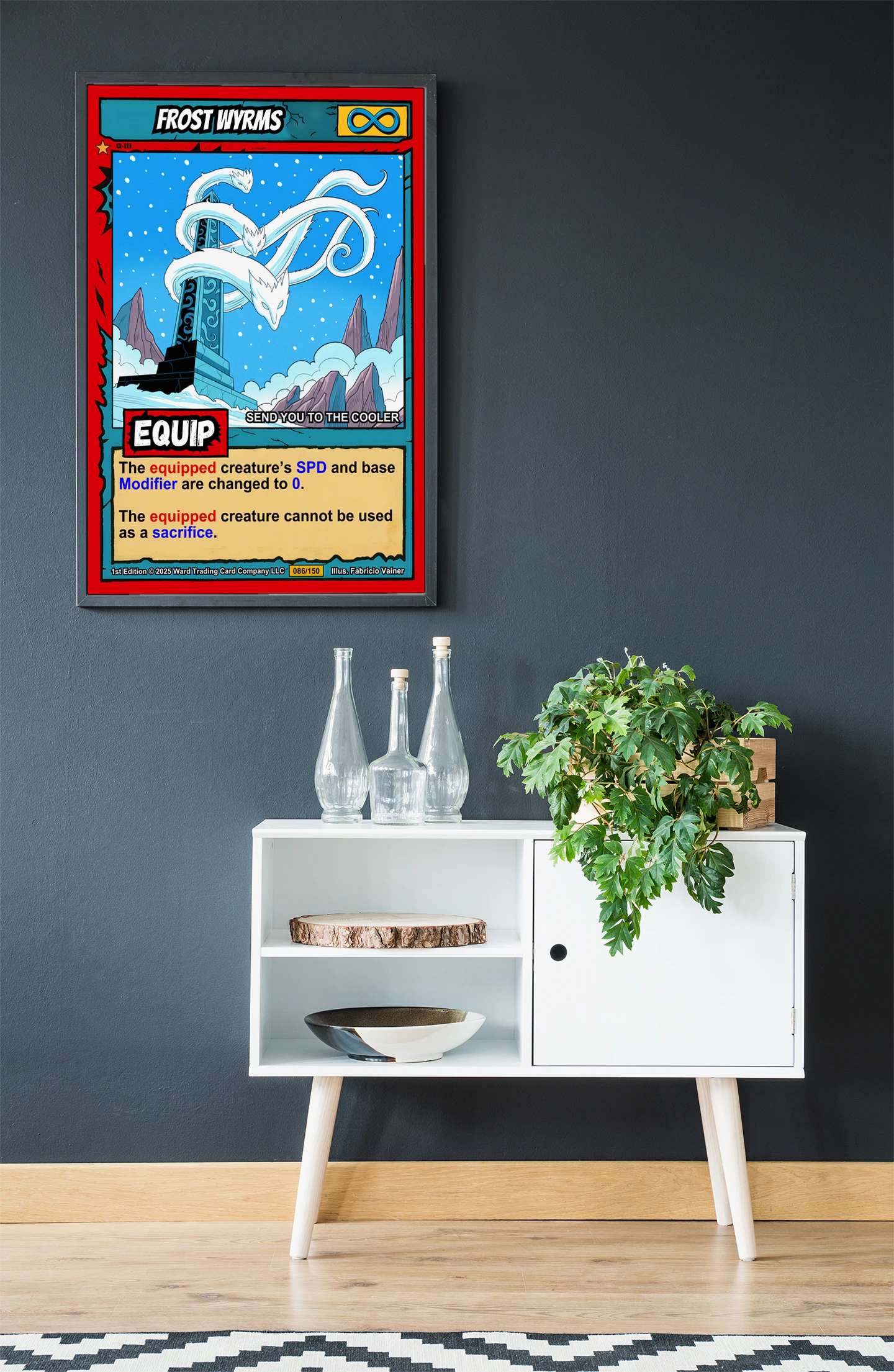 Frost Wyrms Canvas Art Print from Ward TCG - Image 5