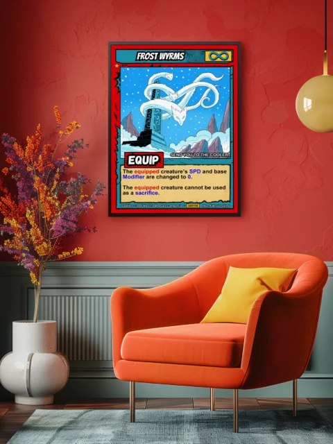 Frost Wyrms Canvas Art Print from Ward TCG