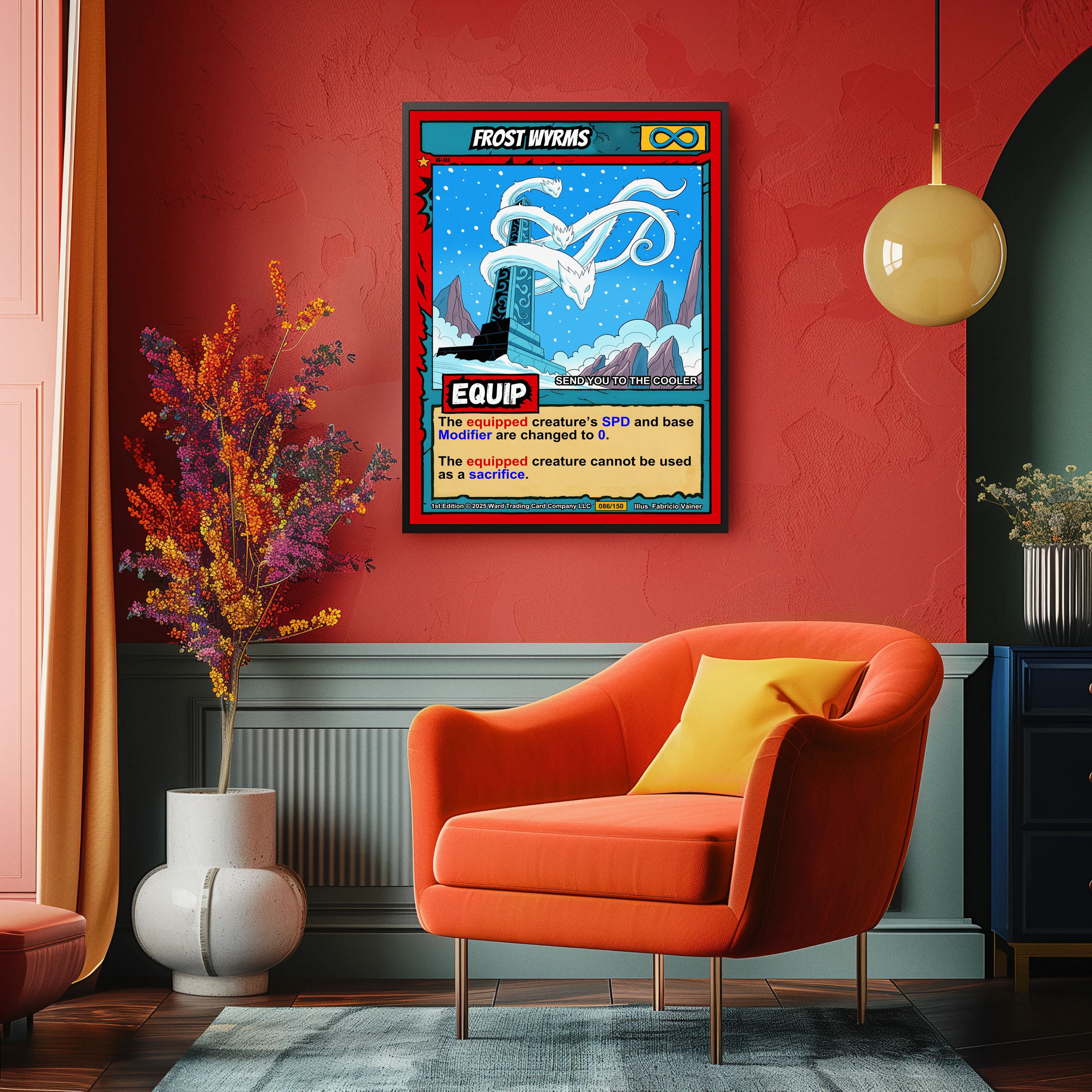 Frost Wyrms Canvas Art Print from Ward TCG