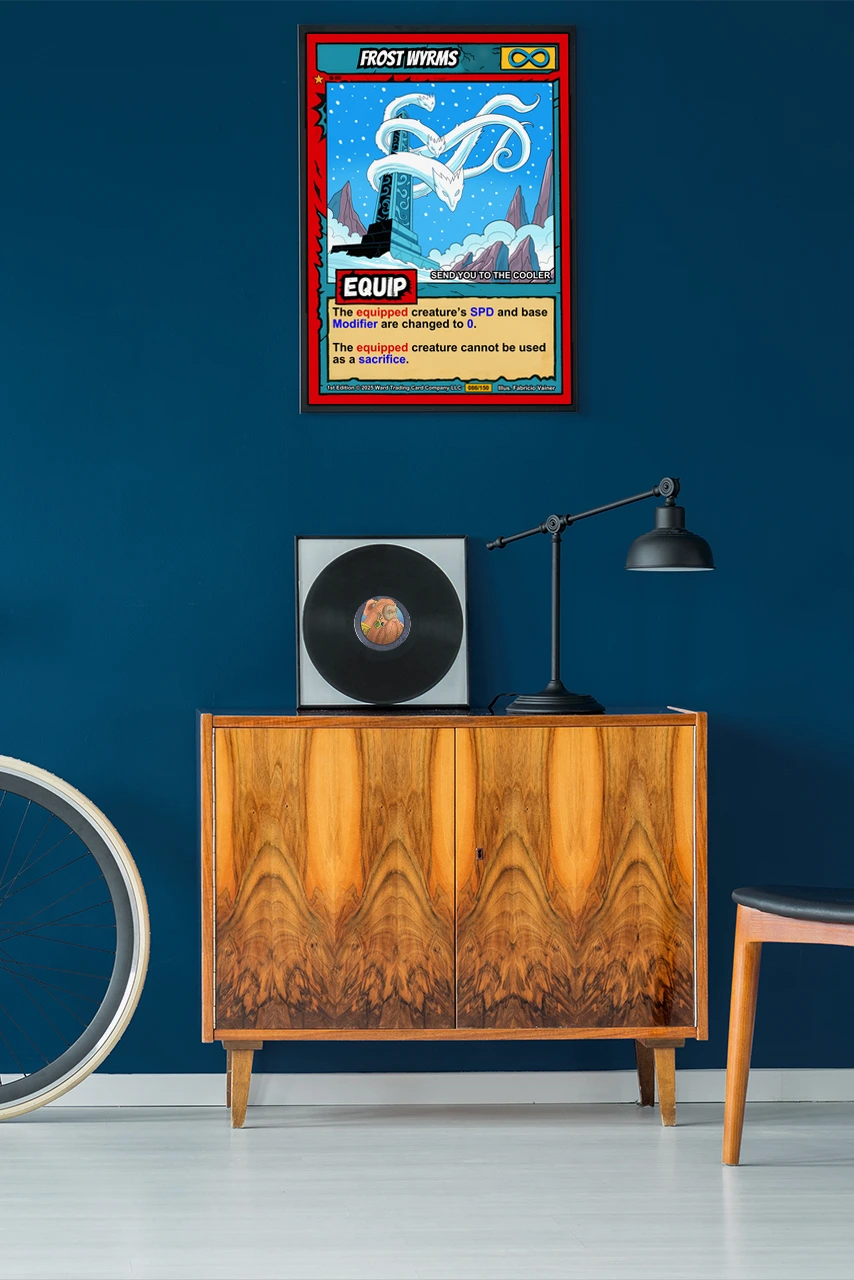 Frost Wyrms Canvas Art Print from Ward TCG - Image 3