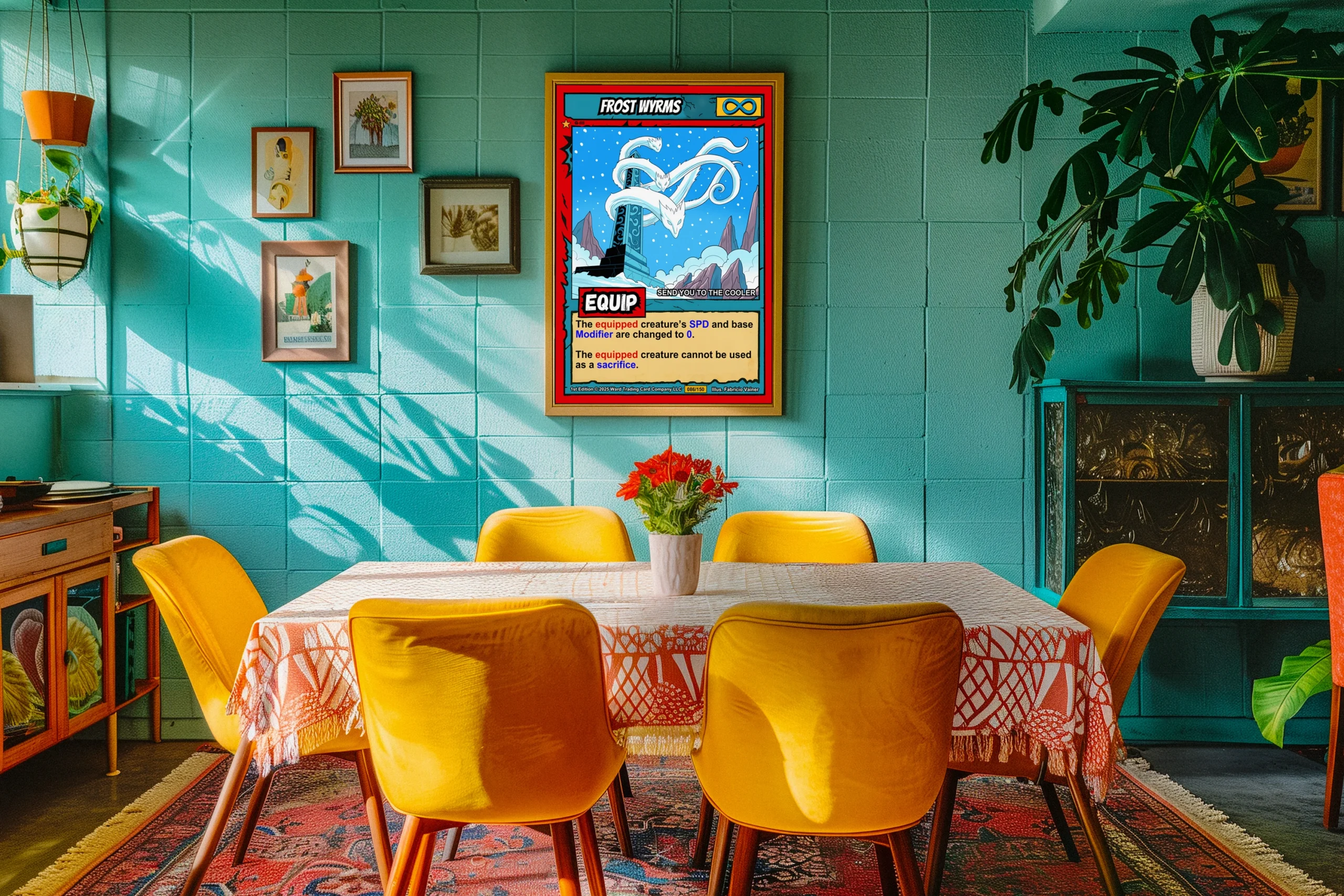 Frost Wyrms Canvas Art Print from Ward TCG - Image 4