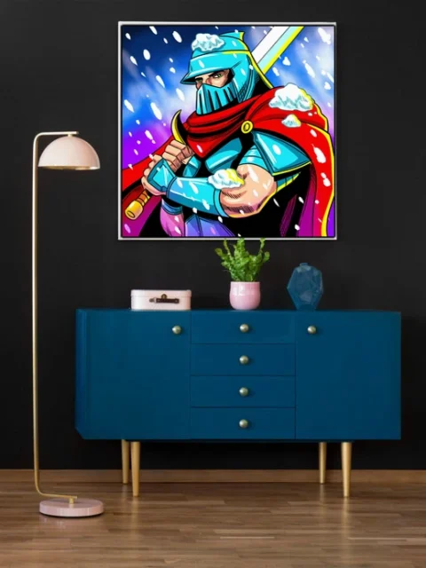 Frozen Sentinel Art Canvas Wall Art from Ward TCG
