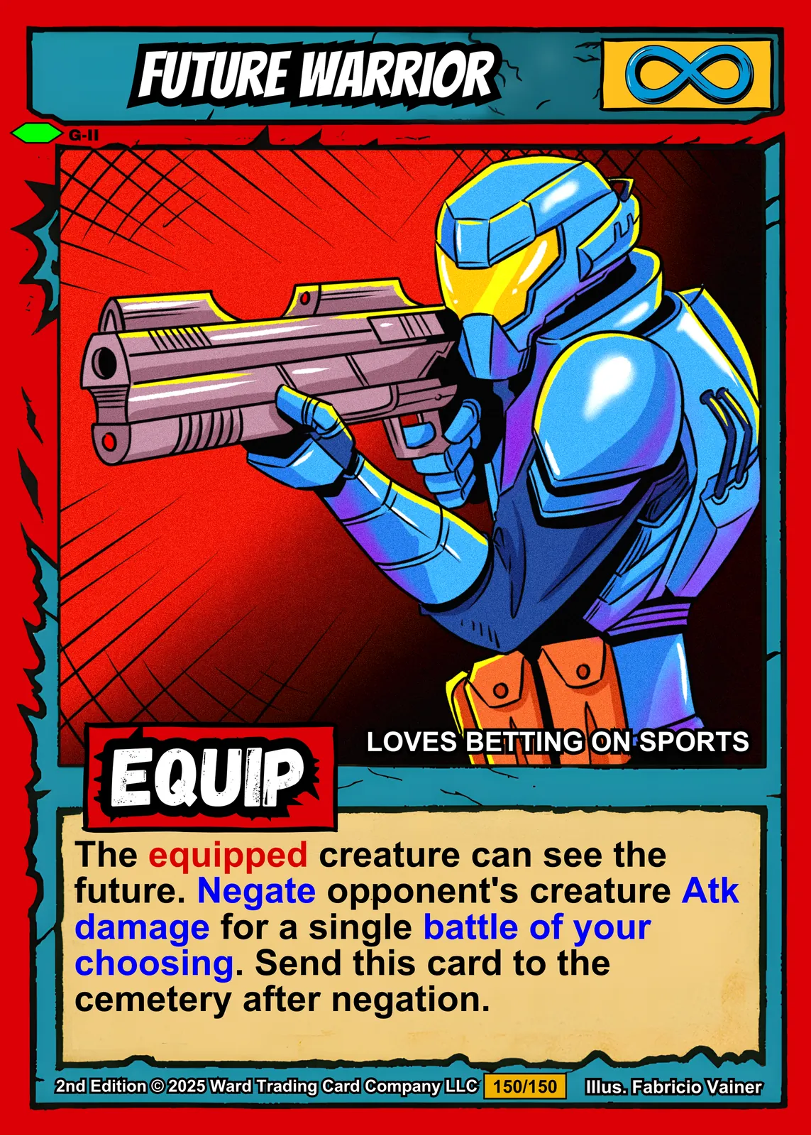 Future Warrior Gallery Canvas Print from Ward TCG - Image 2