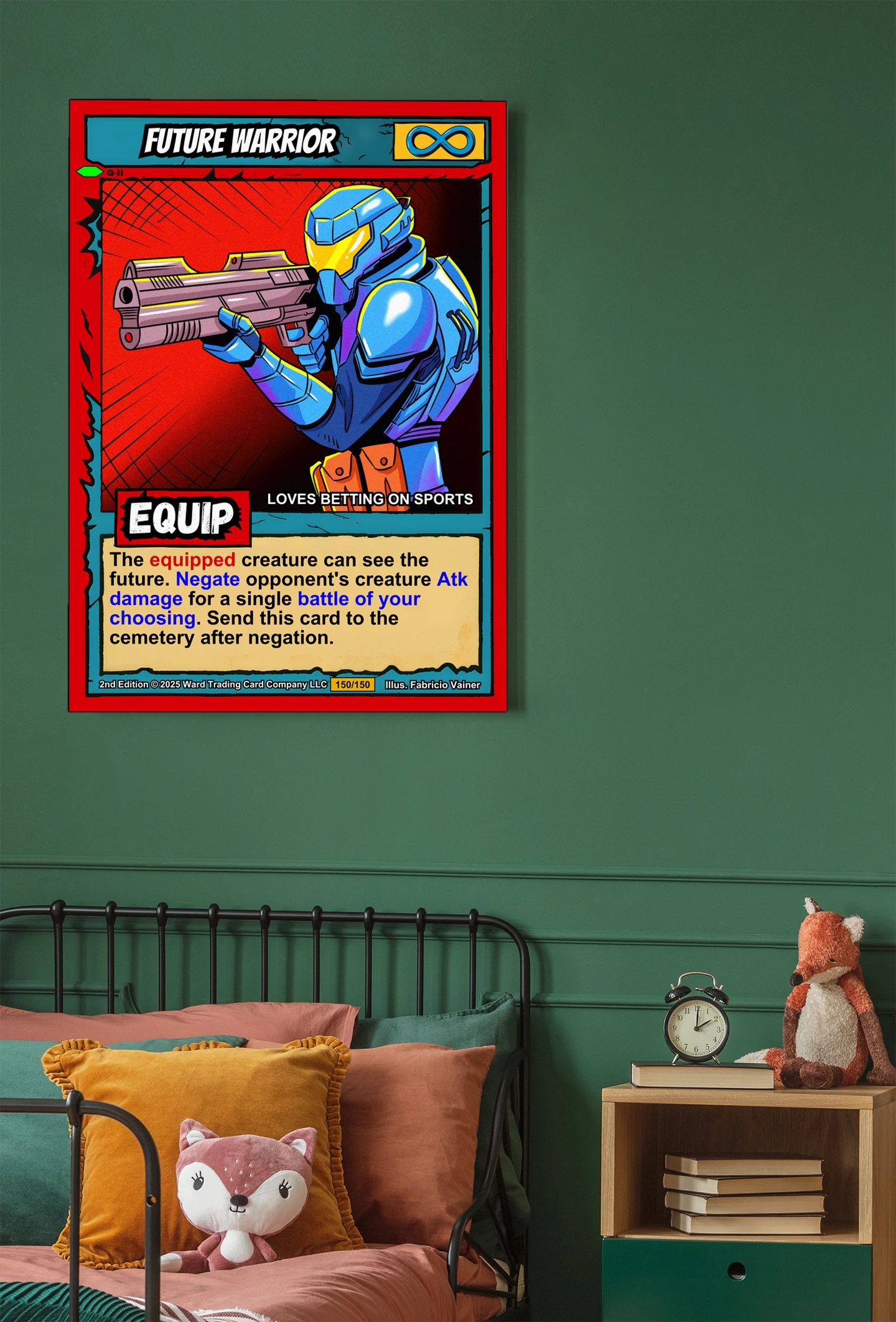 Future Warrior Gallery Canvas Print from Ward TCG