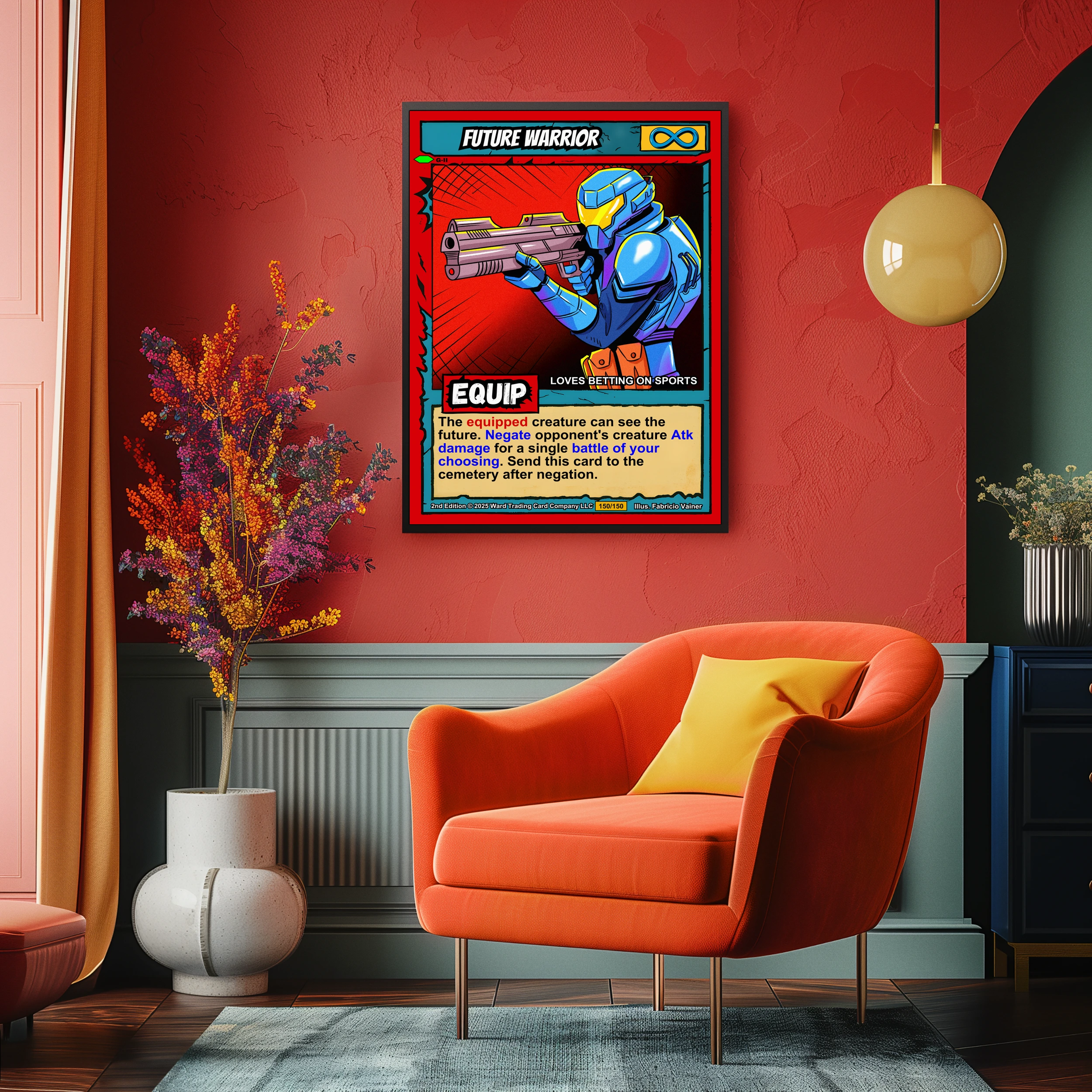 Future Warrior Gallery Canvas Print from Ward TCG - Image 3