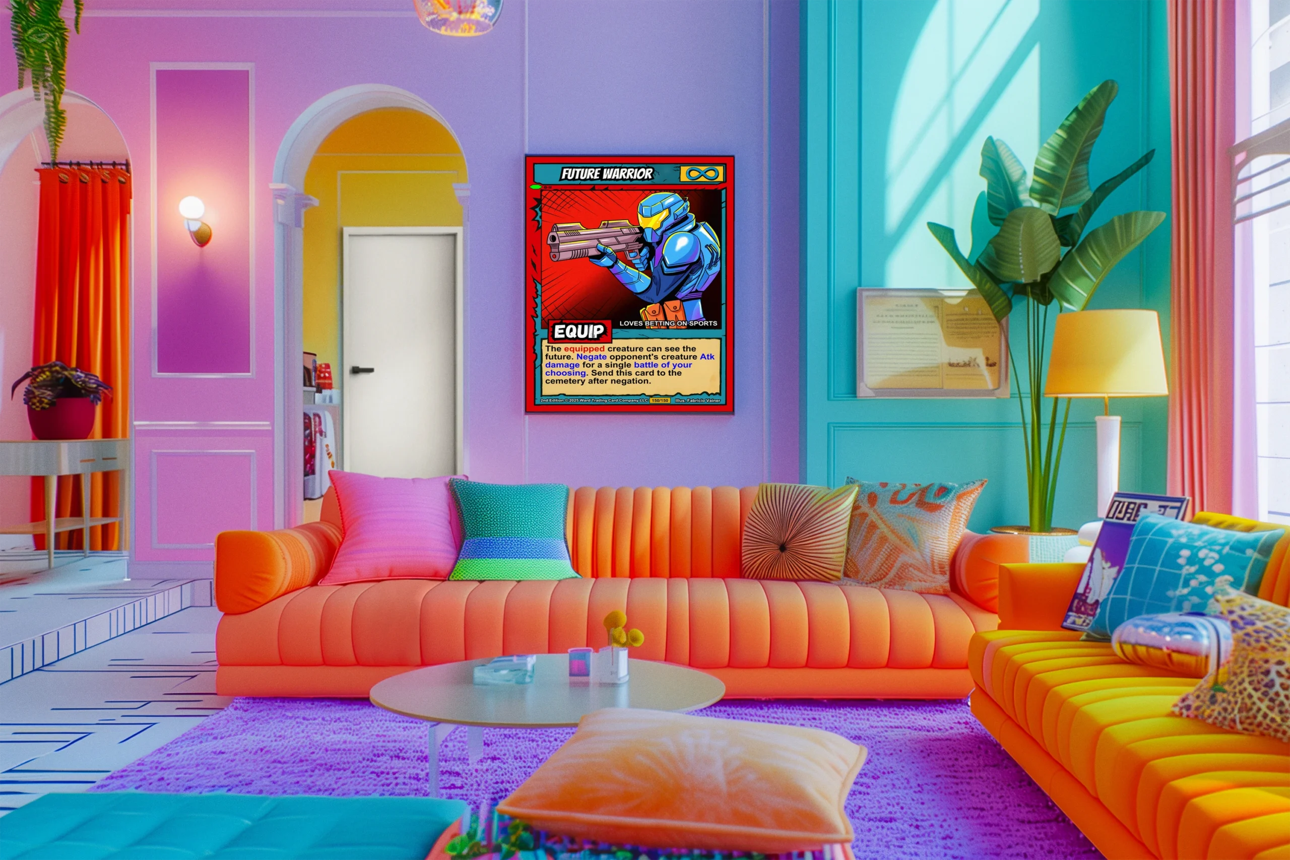 Future Warrior Gallery Canvas Print from Ward TCG - Image 4