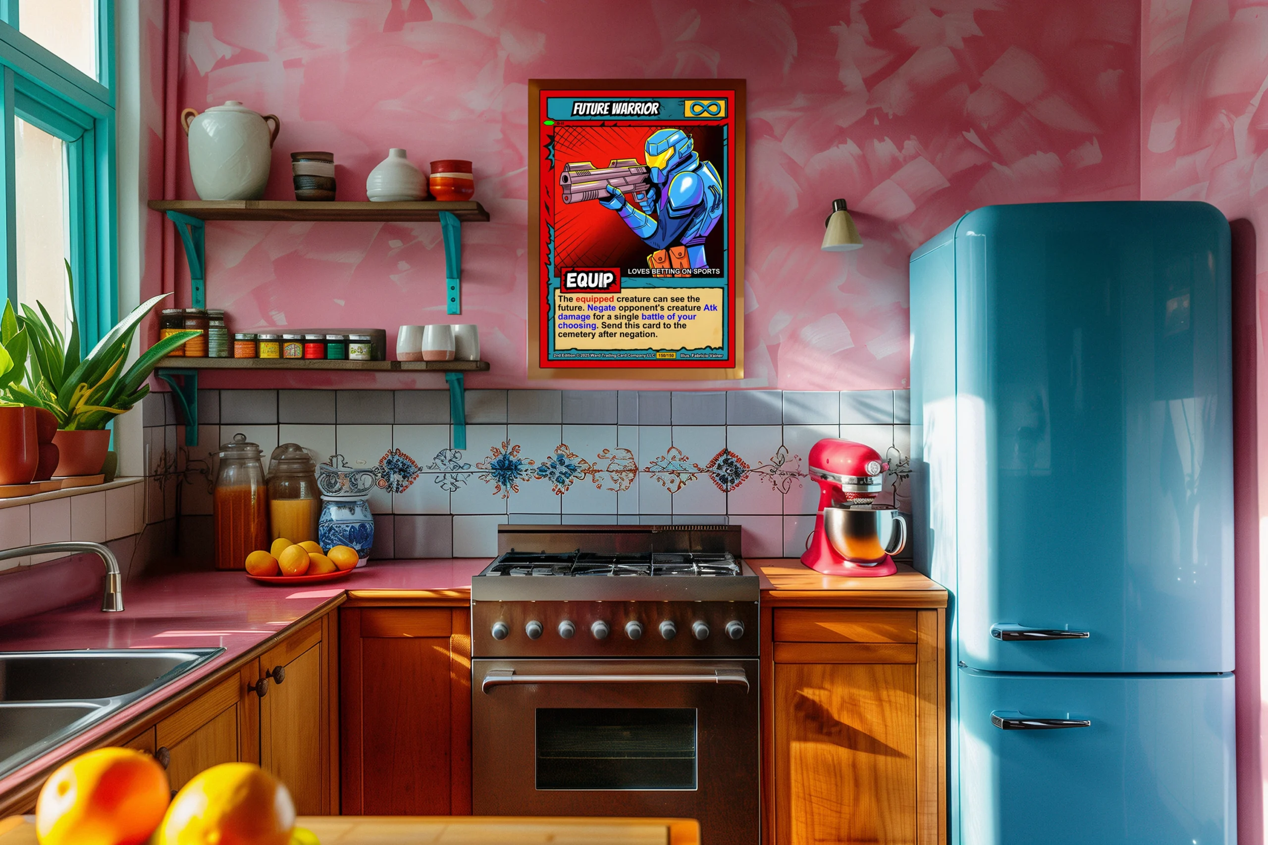 Future Warrior Gallery Canvas Print from Ward TCG - Image 5