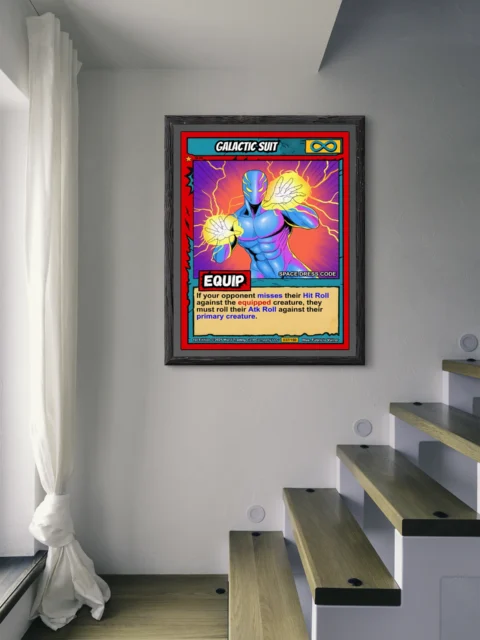 Galactic Suit Fantasy Art Print from Ward TCG