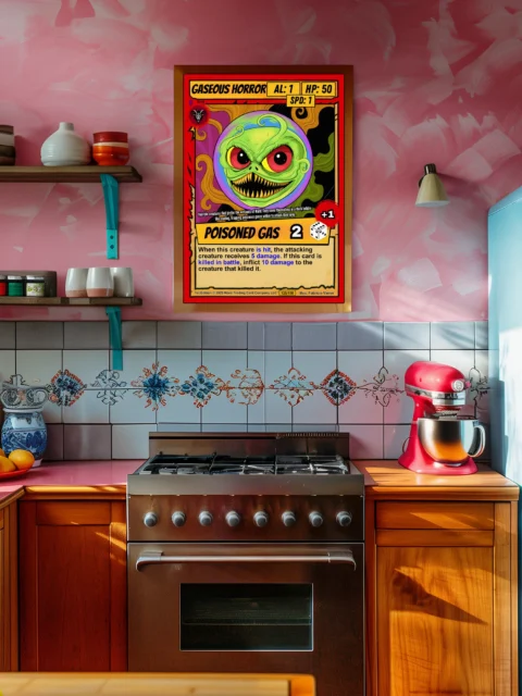 Gaseous Horror Canvas Wall Art from Ward TCG