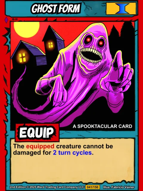 Alternative view of Ghost Form Fantasy Canvas Print from Ward TCG