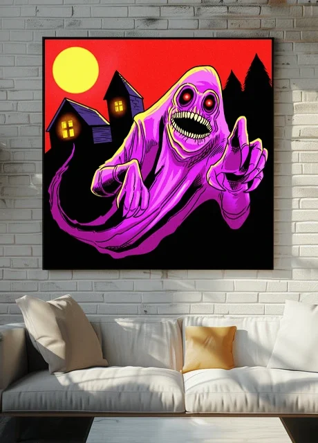 Ghost Form Art Gallery Canvas Print from Ward TCG
