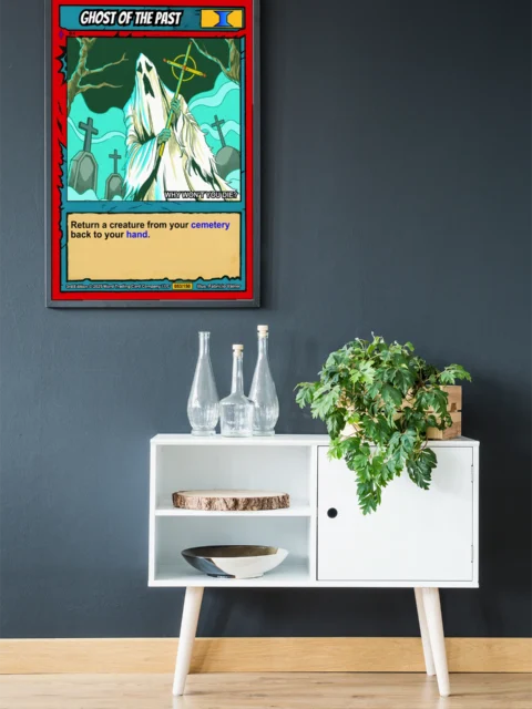 Ghost Of The Past Fantasy Canvas Print from Ward TCG