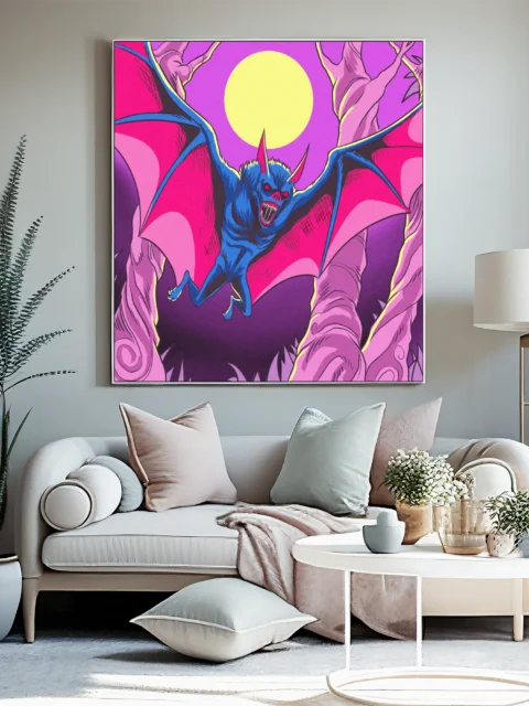 Giant Bat Art Fantasy Canvas Artwork from Ward TCG