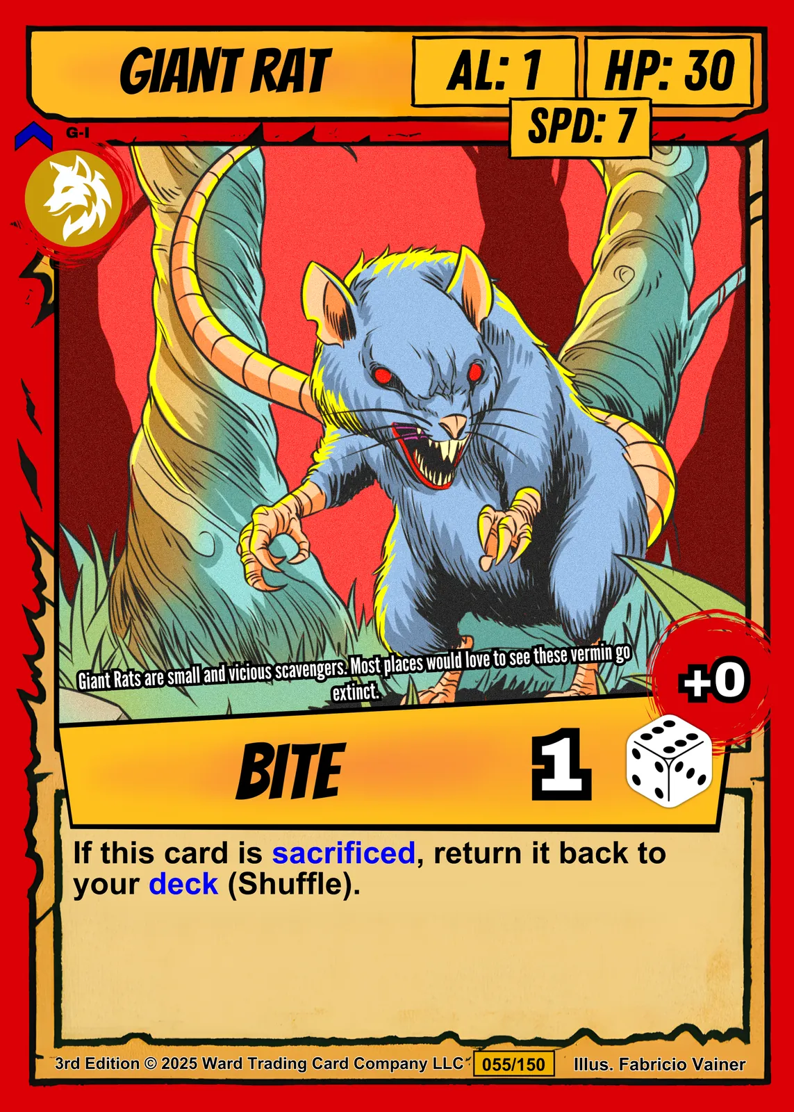 Giant Rat Fantasy Wall Art from Ward TCG - Image 2