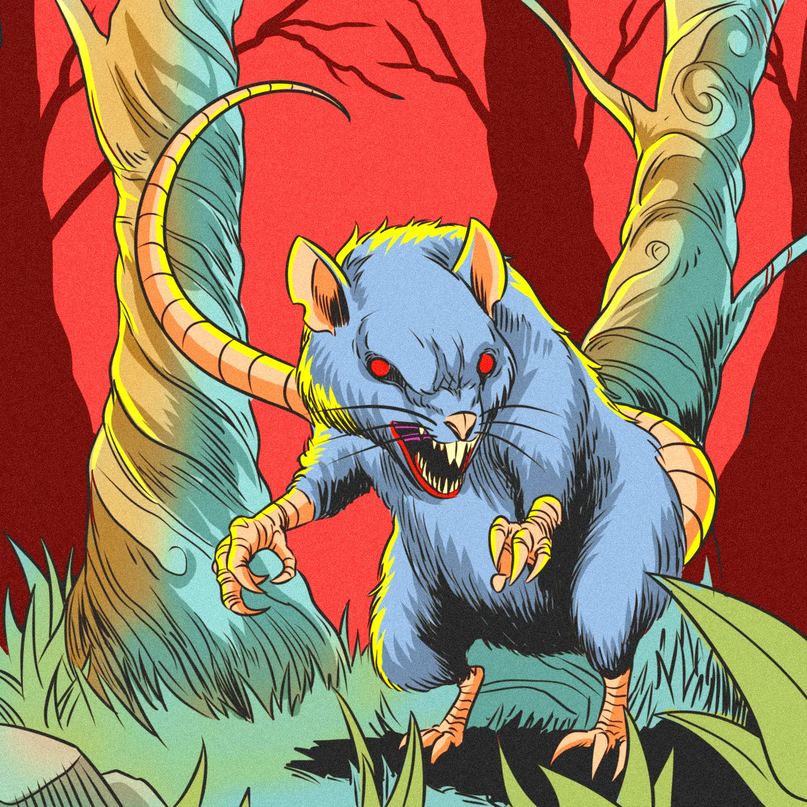 Giant Rat Art Fantasy Wall Art from Ward TCG - Image 2