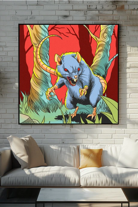 Giant Rat Art Fantasy Wall Art from Ward TCG