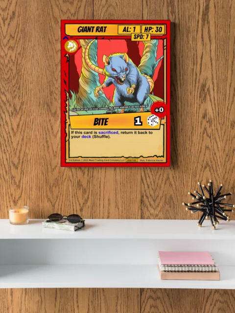 Giant Rat Fantasy Wall Art from Ward TCG