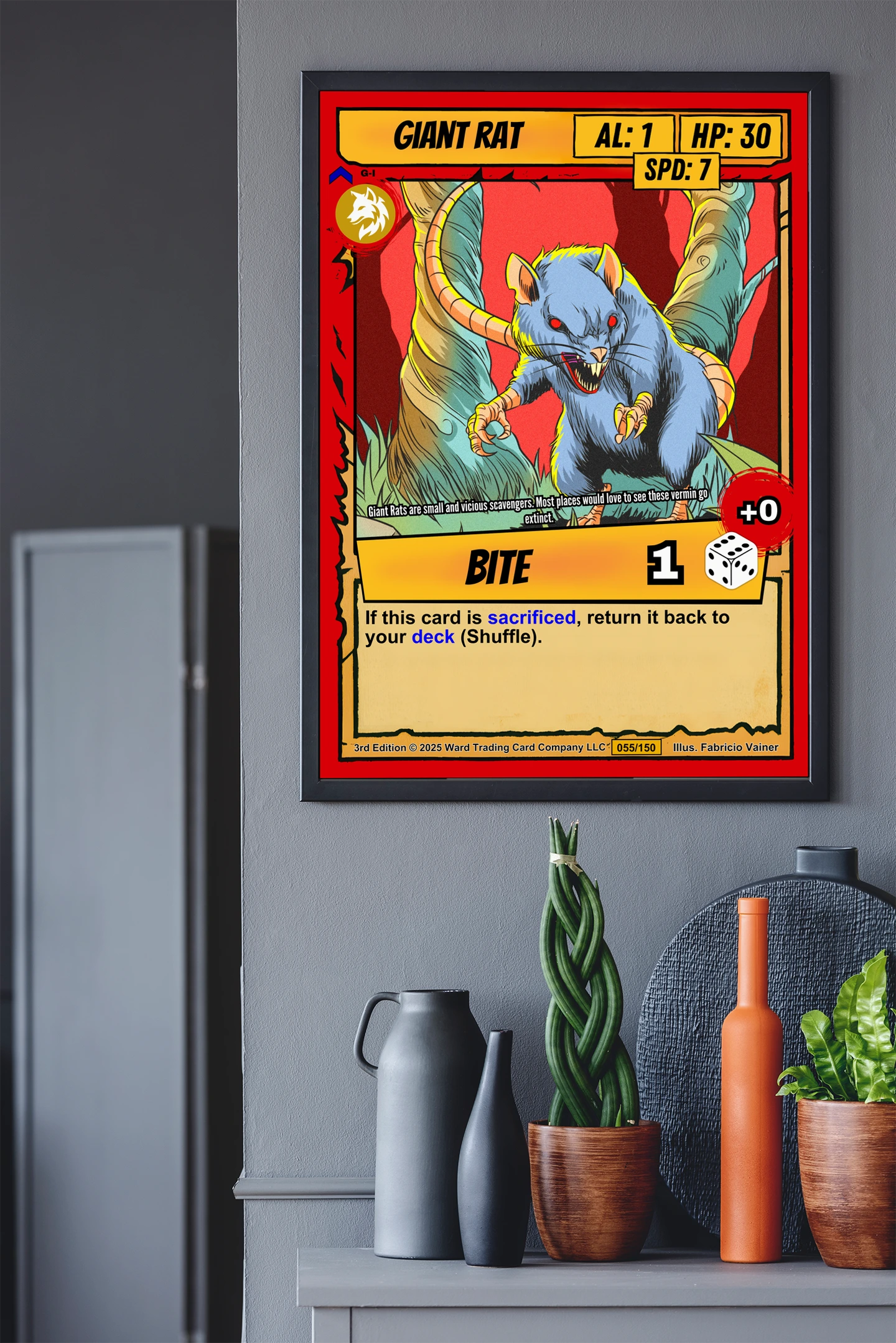 Giant Rat Fantasy Wall Art from Ward TCG - Image 4