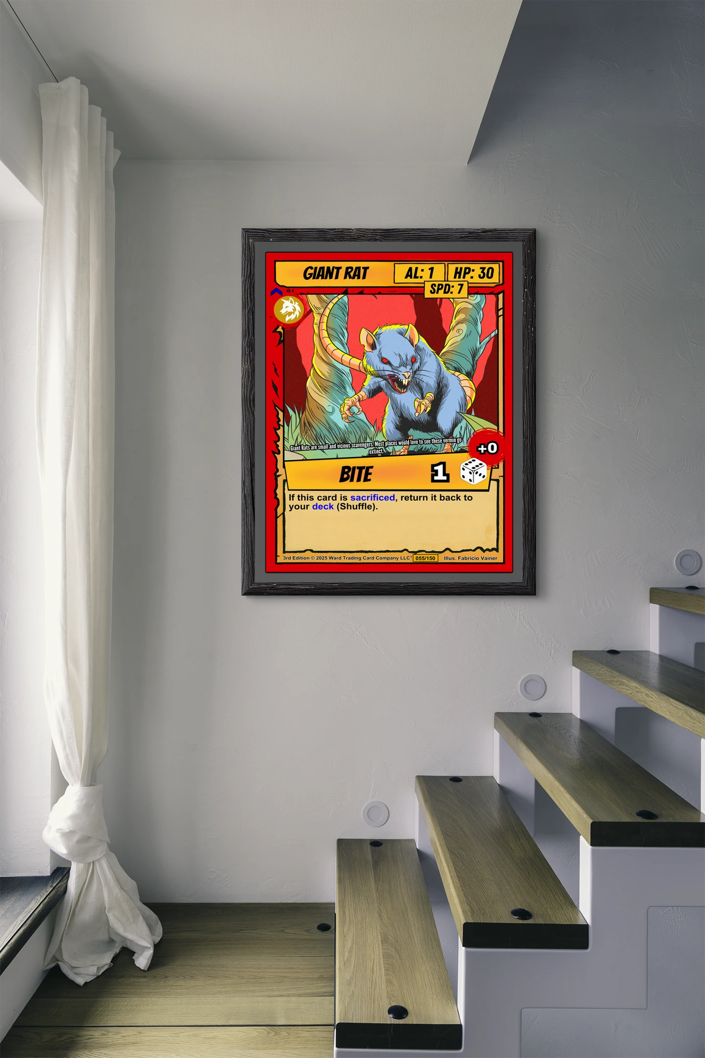 Giant Rat Fantasy Wall Art from Ward TCG - Image 3