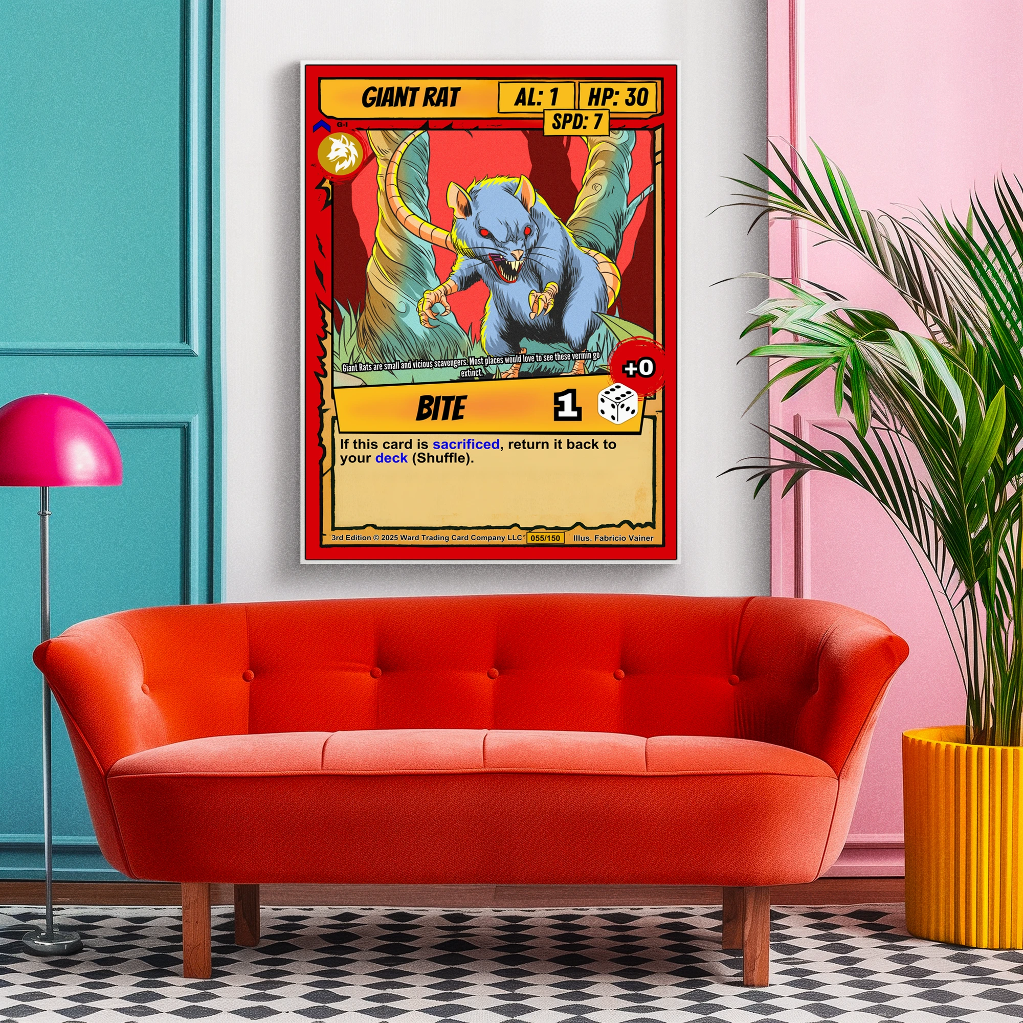 Giant Rat Fantasy Wall Art from Ward TCG - Image 5