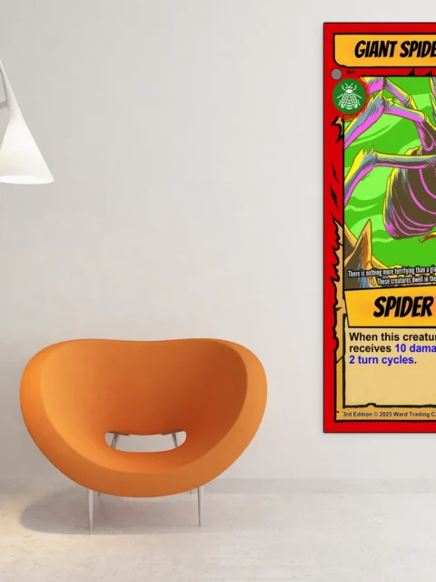 Giant Spider Canvas Art Print from Ward TCG