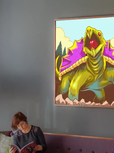 Giant Turtle Art Fantasy Art Print from Ward TCG