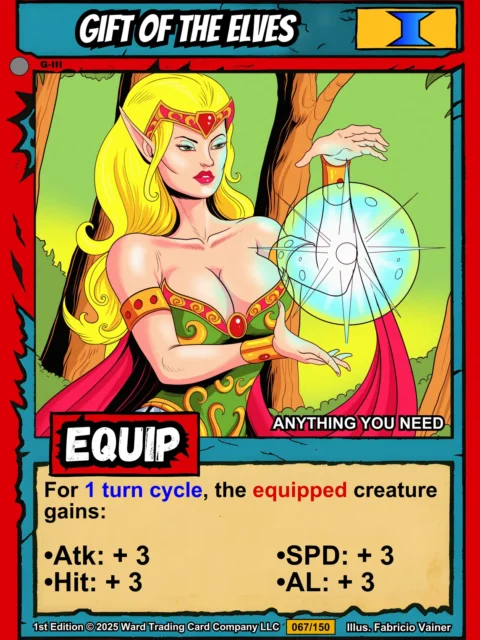 Alternative view of Gift Of The Elves Gallery Archival Print from Ward TCG