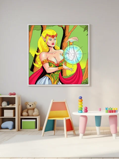 Gift Of The Elves Art Canvas Print from Ward TCG