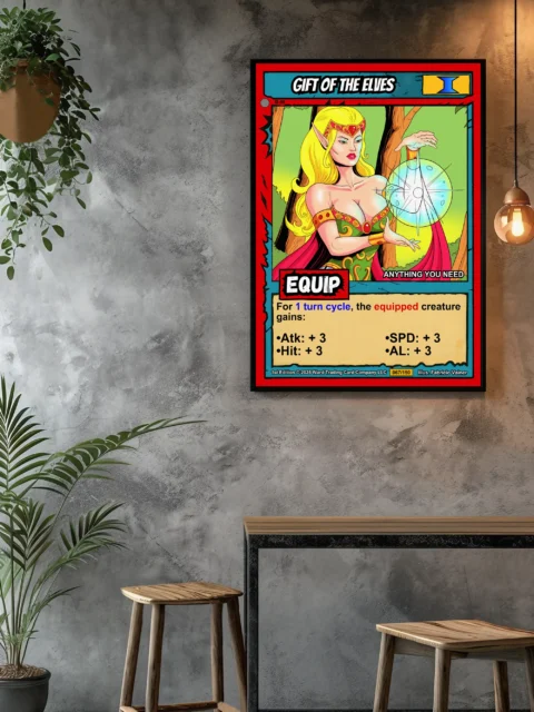 Gift Of The Elves Gallery Archival Print from Ward TCG