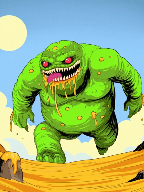 Alternative view of Gluttony Art Gallery Canvas Print from Ward TCG