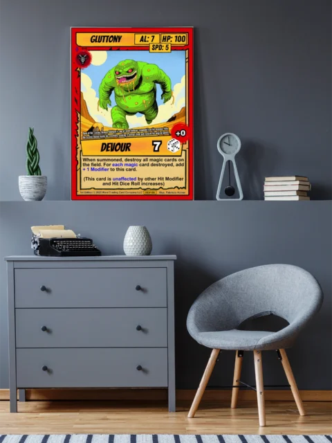 Gluttony Canvas Print from Ward TCG