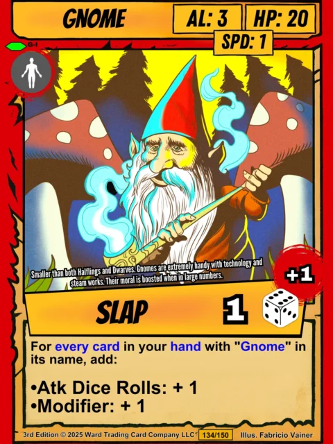 Alternative view of Gnome Canvas Print from Ward TCG