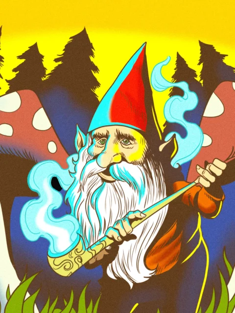 Alternative view of Gnome Art Canvas Print from Ward TCG