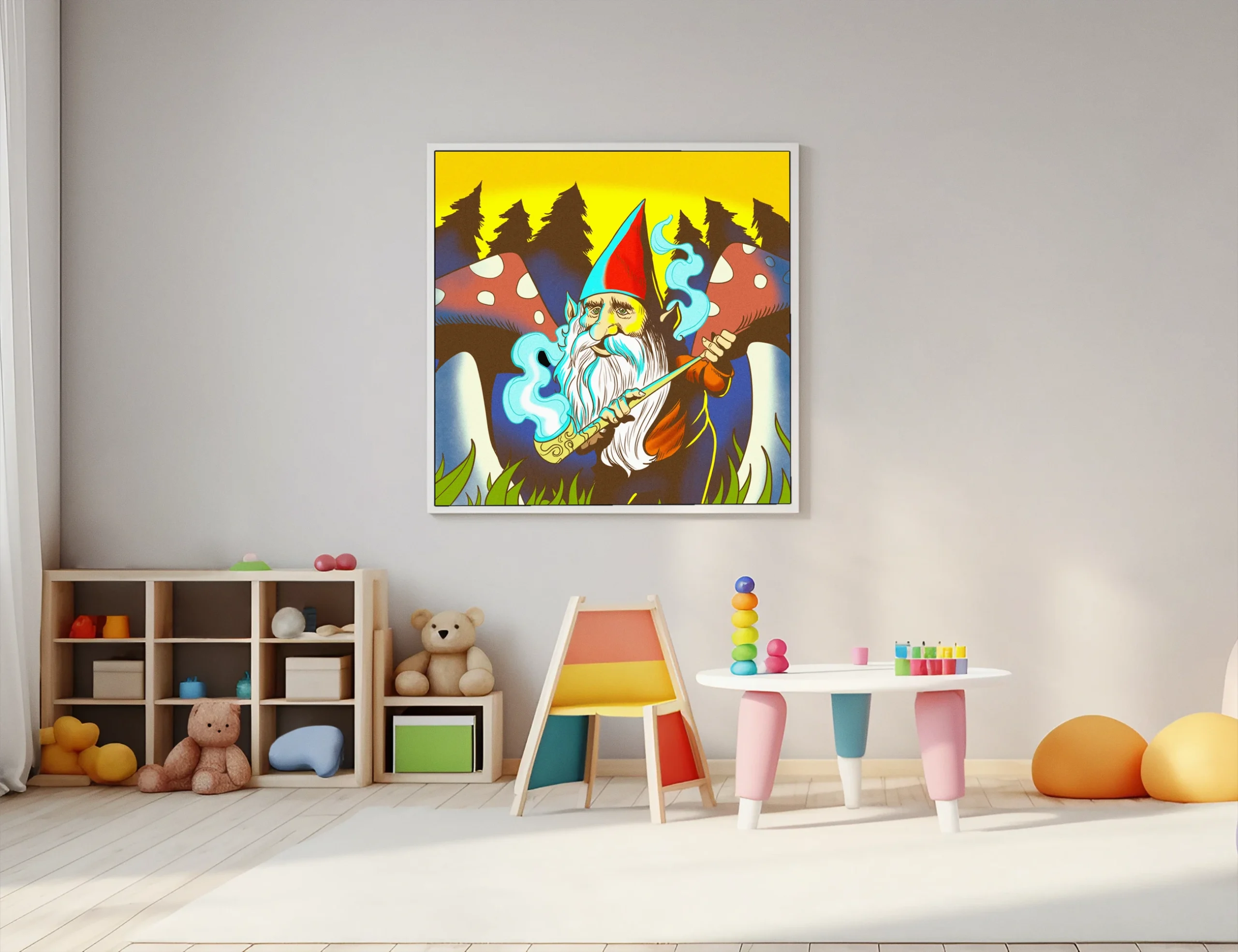 Gnome Art Canvas Print from Ward TCG - Image 3