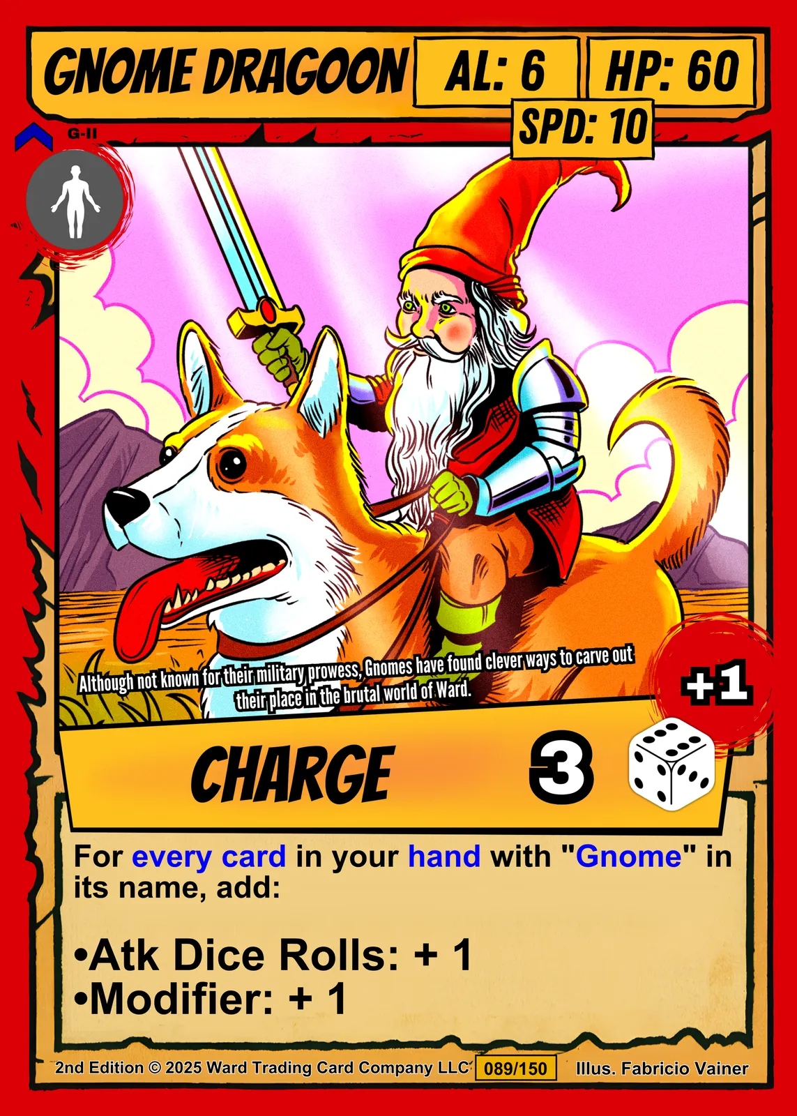 Gnome Dragoon Fine Art Canvas from Ward TCG - Image 2