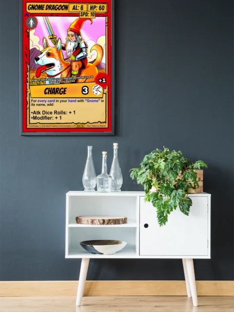 Gnome Dragoon Fine Art Canvas from Ward TCG