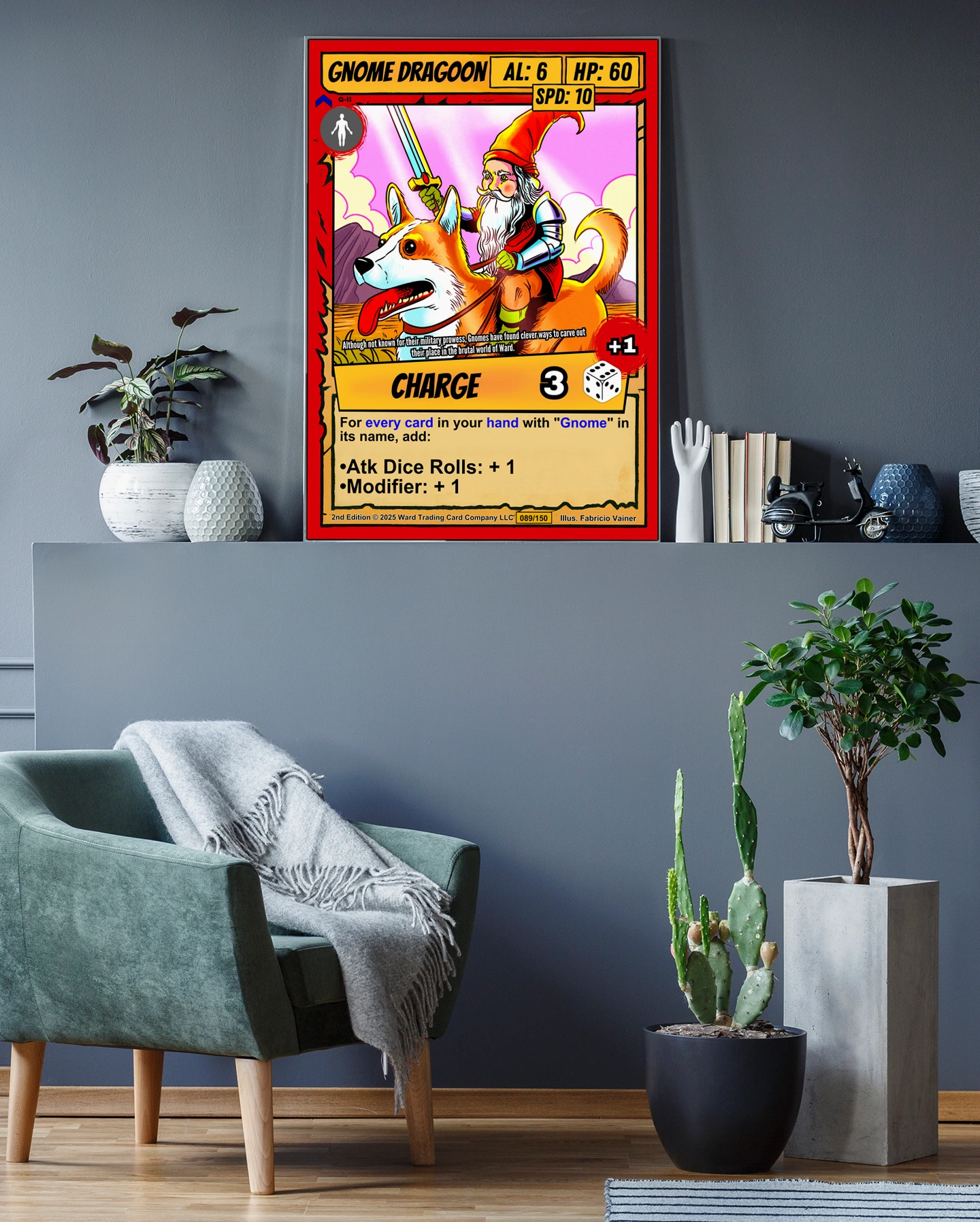 Gnome Dragoon Fine Art Canvas from Ward TCG - Image 3