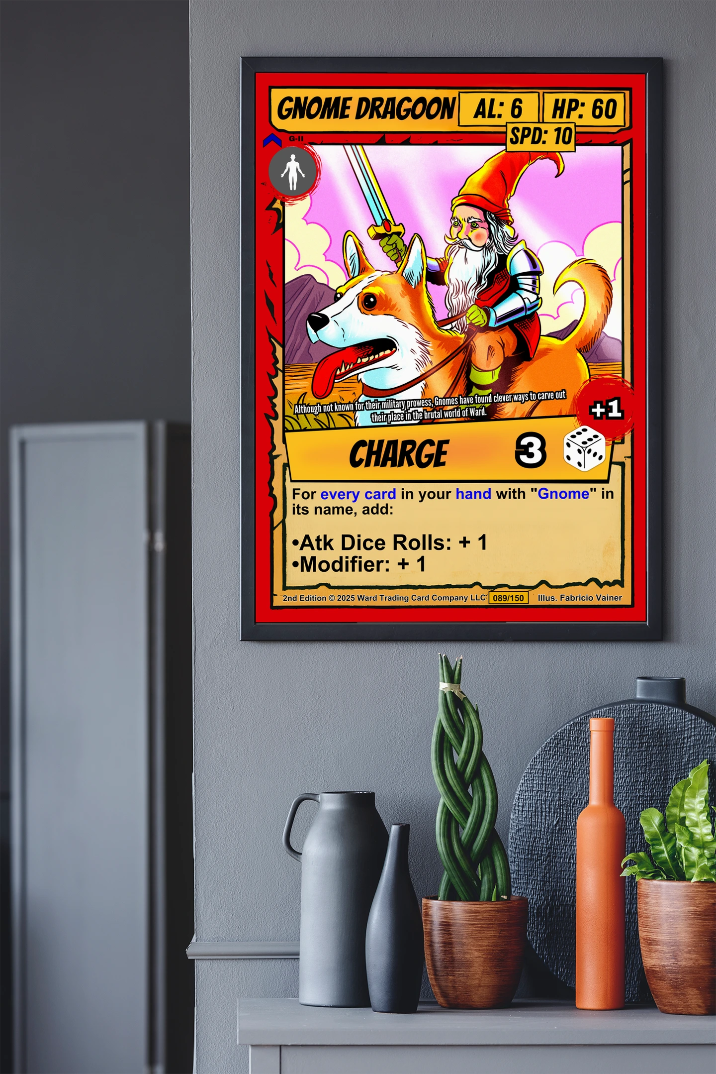 Gnome Dragoon Fine Art Canvas from Ward TCG - Image 4