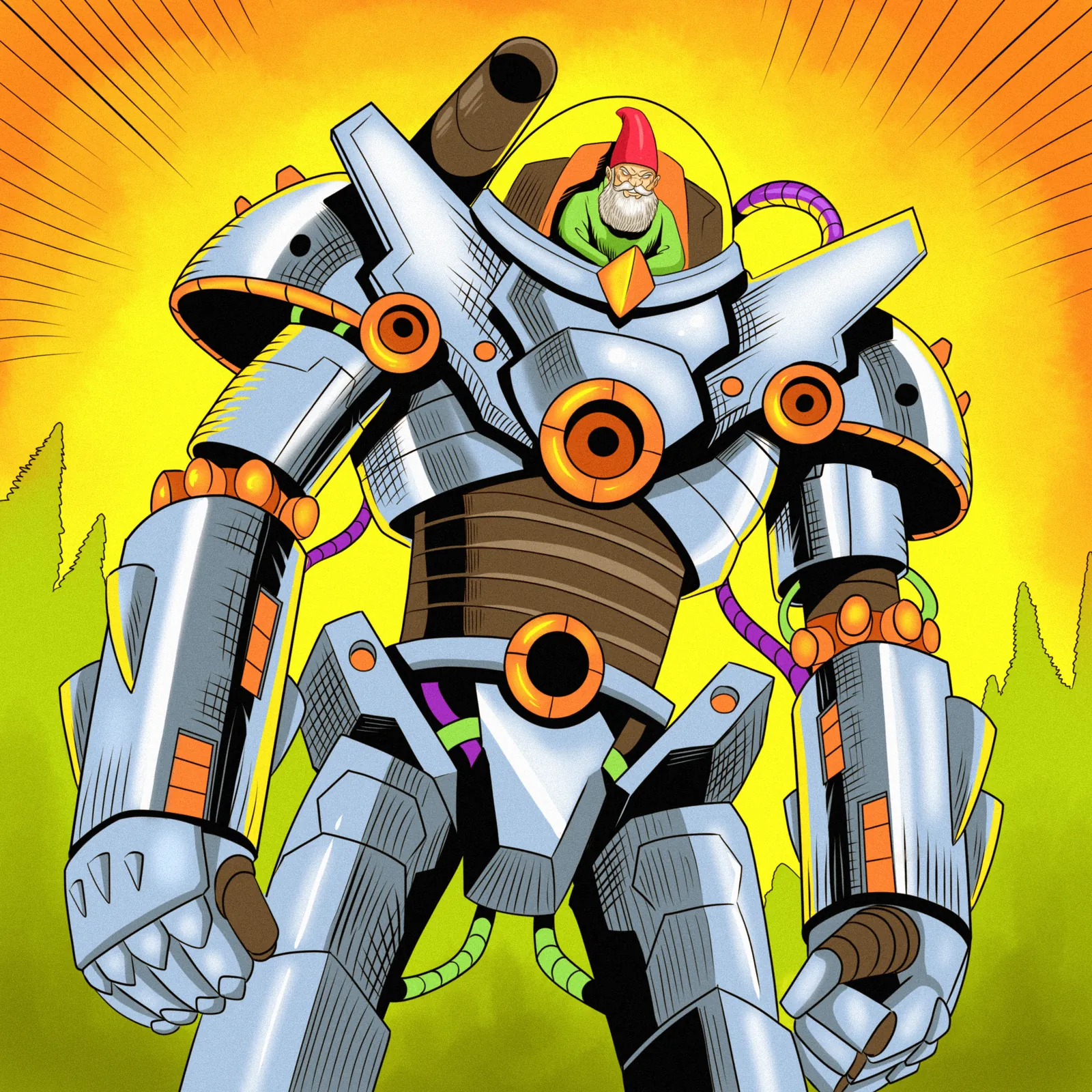 Gnometheon2 Art Fantasy Canvas Artwork from Ward TCG - Image 2